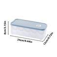 thumbnail image 3 of VBXOAE Stackable Dumpling Freezer Box with Lid 2 Layer Non Stick Refrigerator Organizer for Dumplings Wontons Snacks Vegetables Leftovers Space Saving Microwave Safe Kitchen Storage Container, 3 of 9