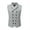 Gray, variant on Cloudstyle Men's Double-Breasted Slim Fit Vest, Notch Lapel Business Casual Sleeveless Jacket for Office Wear