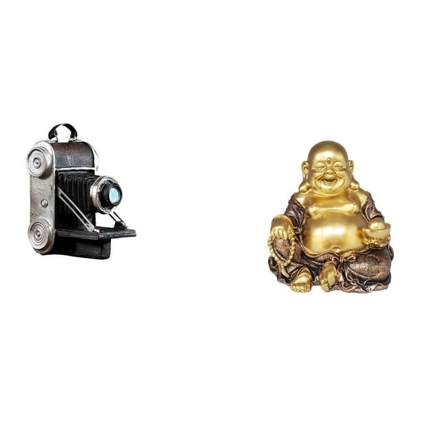 Estatua de cámara,Figura coleccionable de modelo de estatua de cámara,Escaparate de accesorios decorativos,artesanía,decoración de escritorio,Estatua de Buda,Figuras de estatuas de Buda