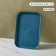 thumbnail image 1 of Nvzi Bandeja para alimentos ligera de 2 piezas, color azul oscuro - 12 × 8.6 × 0.6 pulgadas, bandeja de paja de trigo, libre de BPA, resistente y apta para lavavajillas., 1 of 5