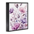 thumbnail image 2 of Stupell Industries Transitional Purple & Pink Florals Black Framed Giclee Art, 12 x 12, by Kim Lewis, 2 of 8