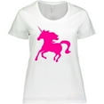 thumbnail image 3 of Inktastic Pink Unicorn Women's Plus Size T-Shirt, 3 of 5
