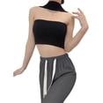 thumbnail image 1 of Lucakuins Chaleco de punto para mujer, sin mangas, cuello halter, s贸lido, ajustado, top corto de verano para fiesta de club, 1 of 4