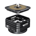 thumbnail image 1 of BAFANG BFJ-04A Quick Release Plate System QR Mount Plate Camera Tripod Mount Aluminum Alloy 360° Rotatable with 1/4 Inch Screw 3/8 Inch Thread for DSLR Camera Tripod Slider, 1 of 7