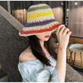 thumbnail image 1 of LinYooLi Sun -Sunshing Straw Hat Female Lace Bow Hollow Hook Hats Summer Sun Hats Are Fashionable And Foldable Pots, 1 of 9