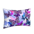 thumbnail image 2 of Binfone Flying Butterflies Standard Size Pillowcase, Long Staple Pure Cotton Envelope Closure Pillow Cover,20"X30", 2 of 9