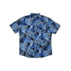 G.H. Bass & Co. Mens Nebulas Blue Hawaiian Untucked Button-Down Shirt Small