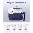 thumbnail image 2 of Funda ESR para AirPods Pro 3 2025 con protección contra caídas y compatibilidad MagSafe, 2 of 9