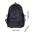 thumbnail image 2 of Floral School Backpack, Aesthetic Bag with Multi-pocket, Durable School Bookbag for College Travel, Style 6, 2 of 10