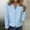 Light Blue, variant on Sakmal Long Sleeve Sleeve Coats for Women Casual Beige Button Down Comfy Solid Jackets for Girls