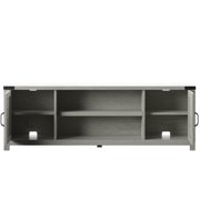 TV Stand for TVs up to 80 with Farmhouse Design in Fairfax Oak