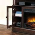 thumbnail image 5 of Whalen Furniture Barston Media Fireplace TV Stand for TVs up to 55”, Cherry Brown Finish, 5 of 11