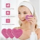 thumbnail image 4 of 30 Pieces Facial Sponges With Container, Heart Shape Compressed Natural Cleaning Pads For Exfoliating Makeup Removal, 4 of 5