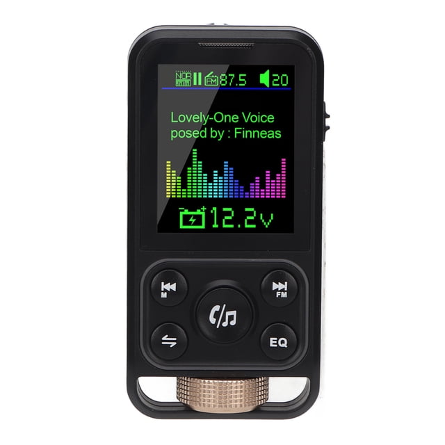 Bluetooth Car Charger Adapter, Hands Free Lossless Transmission Bluetooth Transmitter High Resolution for Mobile Phone Type 1