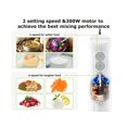 thumbnail image 2 of Batidora de mano Bonsenkitchen Immersion 300W 2 velocidades blanca, 2 of 8