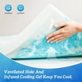 thumbnail image 2 of Memory Foam Mattress Topper Twin Xl  3 Inch Thick Gel Infused Cooling Toppers Pad For Size Bed Sleeper Sofa Rv Camper Certipur Us Certified Ventilated And Breathable, 2 of 7