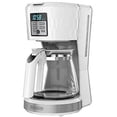 thumbnail image 1 of BLACK+DECKER 12-Cup Programmable Coffee Maker with Vortex Technology, Honey Comb White, 1 of 5