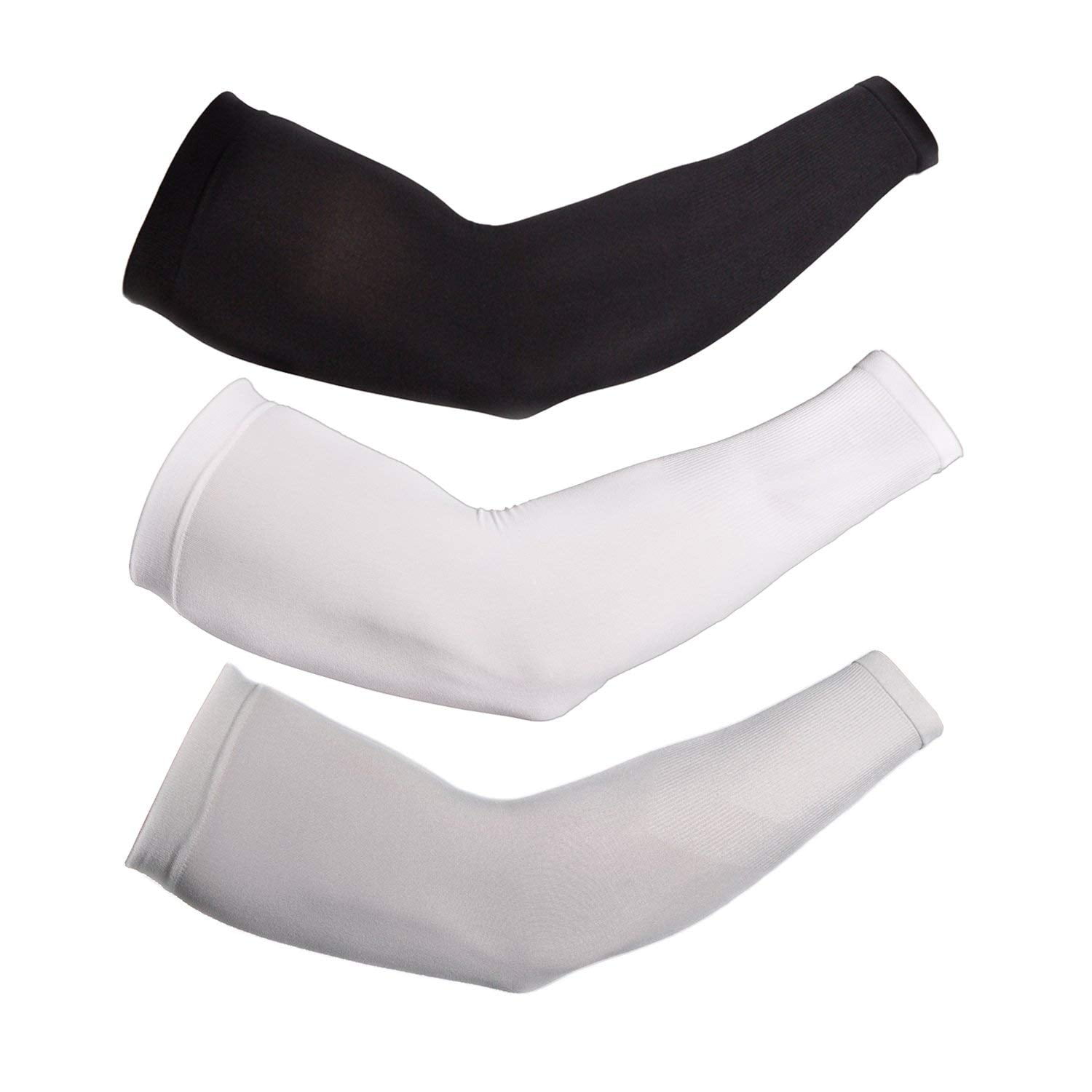 TekDeals One Pair of Cooling Arm Sleeves Cover UV Sun Protection