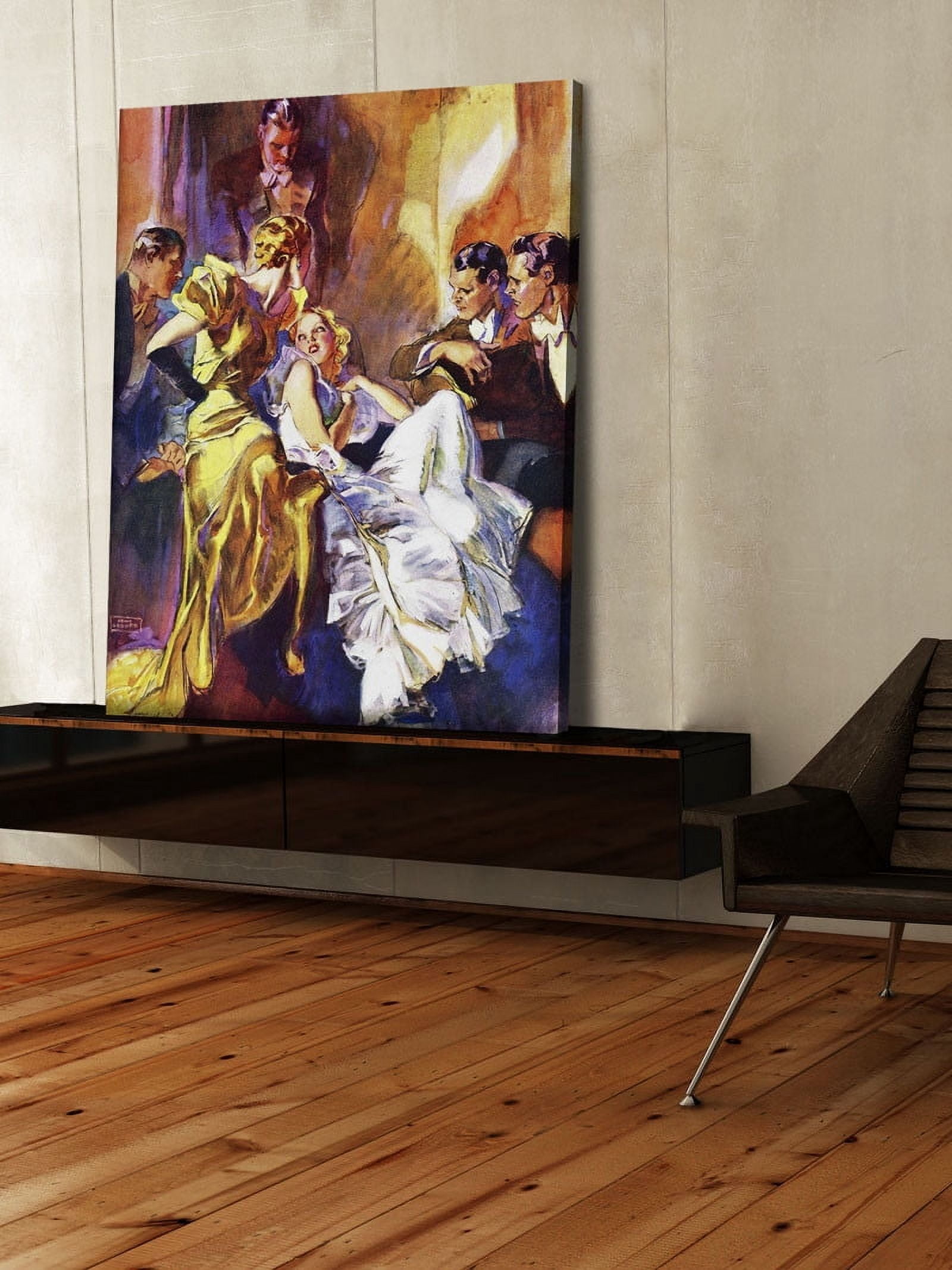 Marmont Hill "The Battle of the Blondes" by John LaGatta Painting Print on Canvas