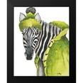 thumbnail image 2 of Medley, Elizabeth 20x24 Black Modern Framed Museum Art Print Titled - Zebra Fashion, 2 of 5