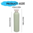 thumbnail image 3 of Travel Bottle with Flip Cap, Plastic Small Travel Shampoo Bottle, Leak Proof Squeeze Bottle, Refillable Travel Container for Creams, Lotion, Foundation, Shampoo, Conditioner, 3 Pcs, 7.48x1.93", 3 of 4