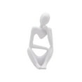 thumbnail image 2 of Flmtop Penseur Statue Abstraite Fait Main en Résine Moderne Creux Penseur Sculptures pour la Maison, 2 of 8