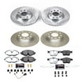 thumbnail image 3 of PowerStop Front and Rear Z26 Street Warrior Carbon-Fiber Ceramic Brake Pad and Drilled and Slotted Rotor Kit Fits: VOLKSWAGEN Select Models K8365-26, 3 of 9