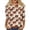 ANO40-Beige, variant on Christmas Shirts For Women 3/4 Length Sleeve Tops Cute Loose Fit Pattern Round Neck Fall Tee Shirts 2026 Trendy Tops Green S