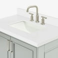 thumbnail image 5 of Ariel Stafford 37 Inch Single Rectangle Sink Vanity With White Quartz Countertop W/1.5" Edge In Grey, 5 of 11