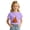 Purple, variant on Girls T Shirts Short Sleeve Crew Neck Graphic Tees Halloween Print Cute Fun Casual T-Shirts for Girls Size 2-3Y
