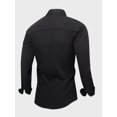 thumbnail image 3 of Men's Cotton Long Sleeve Work Shirt Casual Outdoor Cargo Shirt, 3 of 5