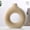 Circle Beige Large, variant on Yideduan round ceramic vase, Instagram-worthy creative and unique entryway decoration, hydroponic, minimalist ornament, best-selling cross-border e-commerce item.