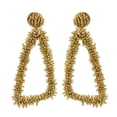 thumbnail image 2 of Pendientes Geométricos Pendientes Colgantes con Forma de Triángulo Joyería Femenina marrón, 2 of 7