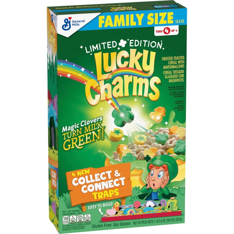 Lucky Charms Cereal with Marshmallows, St. Patrick's Day, Family