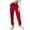 Red, variant on Hogleaql Women's Joggers 2025 Baggy Straight Leg Sweat Pants Long Joggers with Pockets Loose Elastic Waist Cinch Bottom Sweatpants
