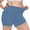 Blue, variant on Biker Shorts Women Soft High Waisted Plus Size Shorts Summer Cycling Yoga Fashion Hot Pants Thin Comfy Clothes