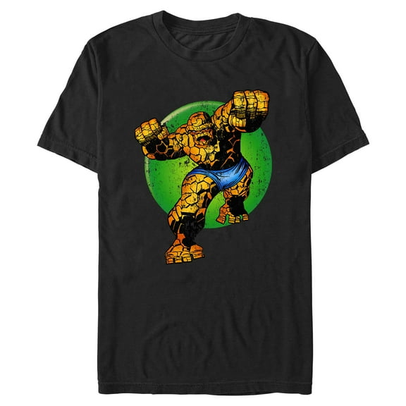 Mens Marvel: Fantastic Four The Thing Rocky Jab T Shirt
