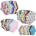 thumbnail image 3 of Cheers Serviette Hygiénique Imperméable en Fibre de Charbon de Bambou Lavable Réutilisable pour Femmes, 3 of 6