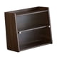 thumbnail image 1 of Armario de almacenamiento de madera para encimera, caja organizadora de doble capa para despensa de cocina 40 centímetros, 1 of 9