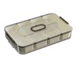thumbnail image 3 of Caja de almacenamiento para frigorífico, caja de aperitivos dividida, refrigerador moderno extraíble, caja de condimentos para alimentos frescos, para Marrón 4 rejilla, 3 of 8