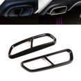 thumbnail image 2 of Transemion 2pcs/set Easy Installation Car Exhaust Pipe Cover Trim Durable Stainless Steel Enhanced Protection bright light 1Set, 2 of 6
