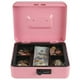 thumbnail image 4 of Caja Fuerte de Acero Xydled Rosa con Cerradura de Combinación y Bandeja Extraíble para Monedas, 4 of 8