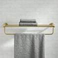 thumbnail image 2 of KRAUS Elie Bathroom Shelf Towel Rack with Towel Bar in Brushed Gold, 2 of 9