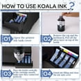 thumbnail image 3 of Koala 502 Printer Ink Refill Kit ,4 Bottles Replacement for Epsn. T502 Ink, Compatible with Ecotank ET-2700 ET-2720 ET-2750 ET-2760 ET-2800 ET-3750 ET-3760 ET-4700 ET-4750 ET-4760 CMYK Printer Ink, 3 of 10