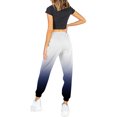 thumbnail image 3 of Pxiakgy Women Pocket Trouser Sweatpants Printed Comfy High Waisted Workout Casual Joggers Pants Dark blue + L, 3 of 8