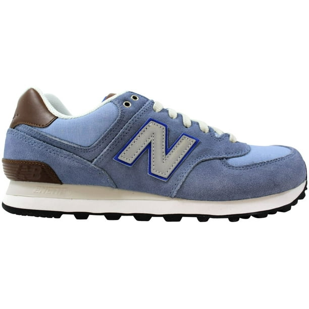 New balance 574 blue and black top