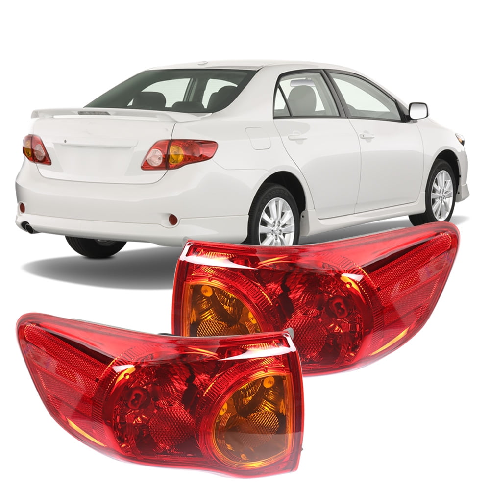 SEBLAFF Rear Brake Light Red Tail Light Cover Replacement for 2009 2010