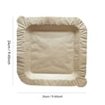 thumbnail image 2 of 20 Pack Compostable Square Paper Plates 6 inch Disposable, Eco-friendly Heavy Duty Biodegradable Sugarcane Plates, 2 of 5