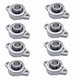 thumbnail image 1 of 8-Piece Zinc Alloy Ball Bearing Blocks with Auto Bore Flange (12mm), 1 of 4
