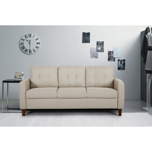 Uspridefurniture Sofa, Beige Linen